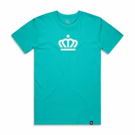 704 Shop x City of Charlotte Official Crown Tee - Teal/White (Unisex)