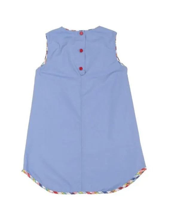 Annie Apron Dress - ABC Applique