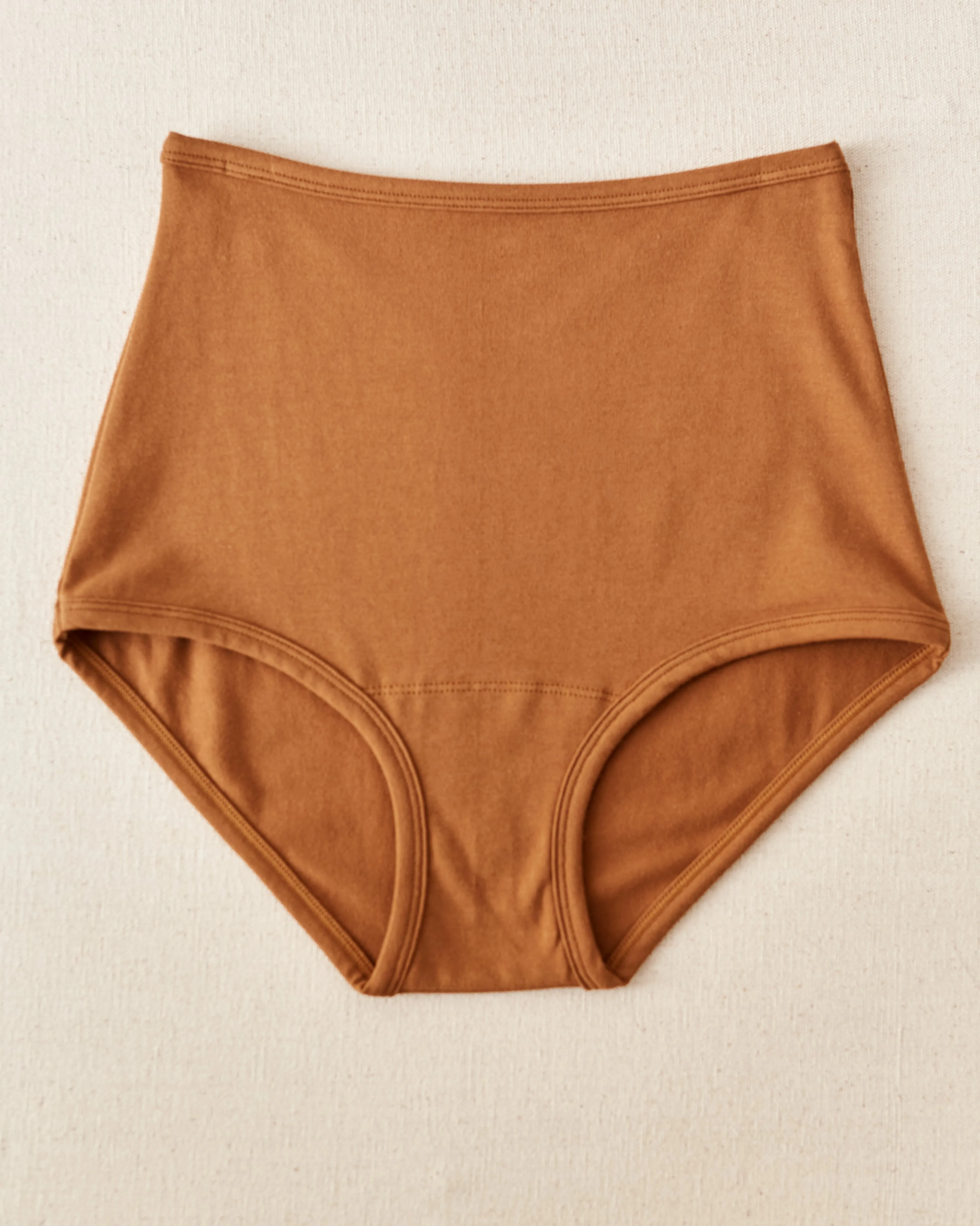 ARQ High Rise Undies, Toffee