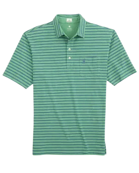 Atkins Striped Polo - Blimey Limey