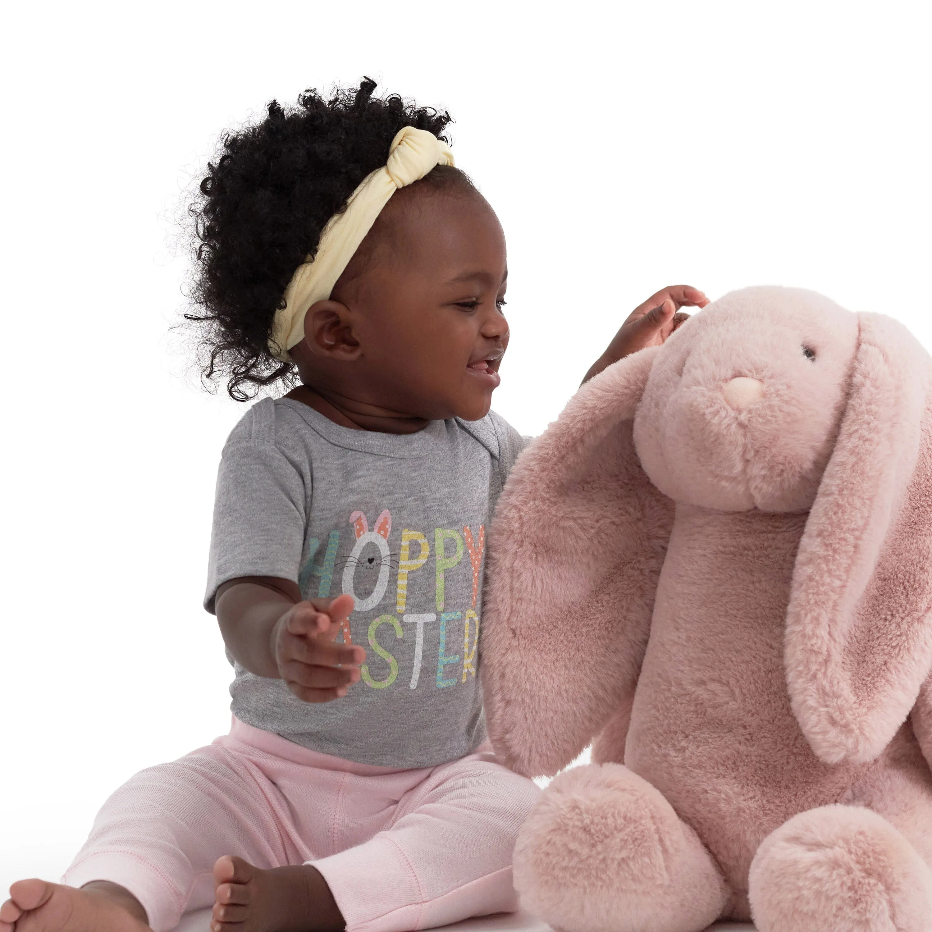 Baby Neutral "Hoppy Easter" Short Sleeve Onesies® Bodysuit