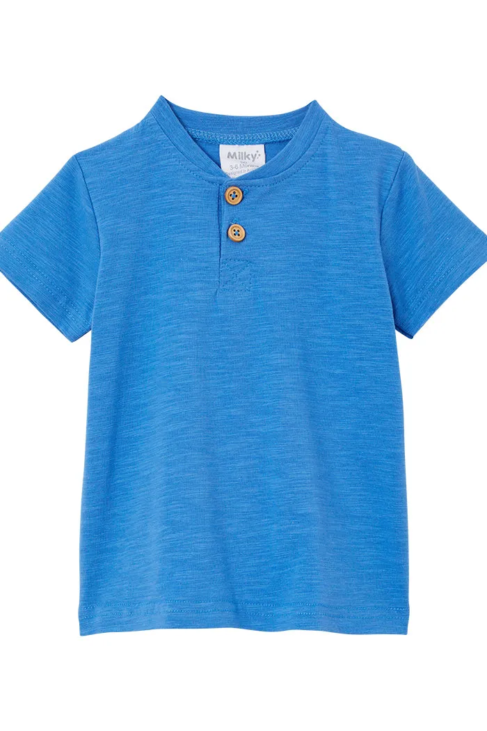 Blue Henley