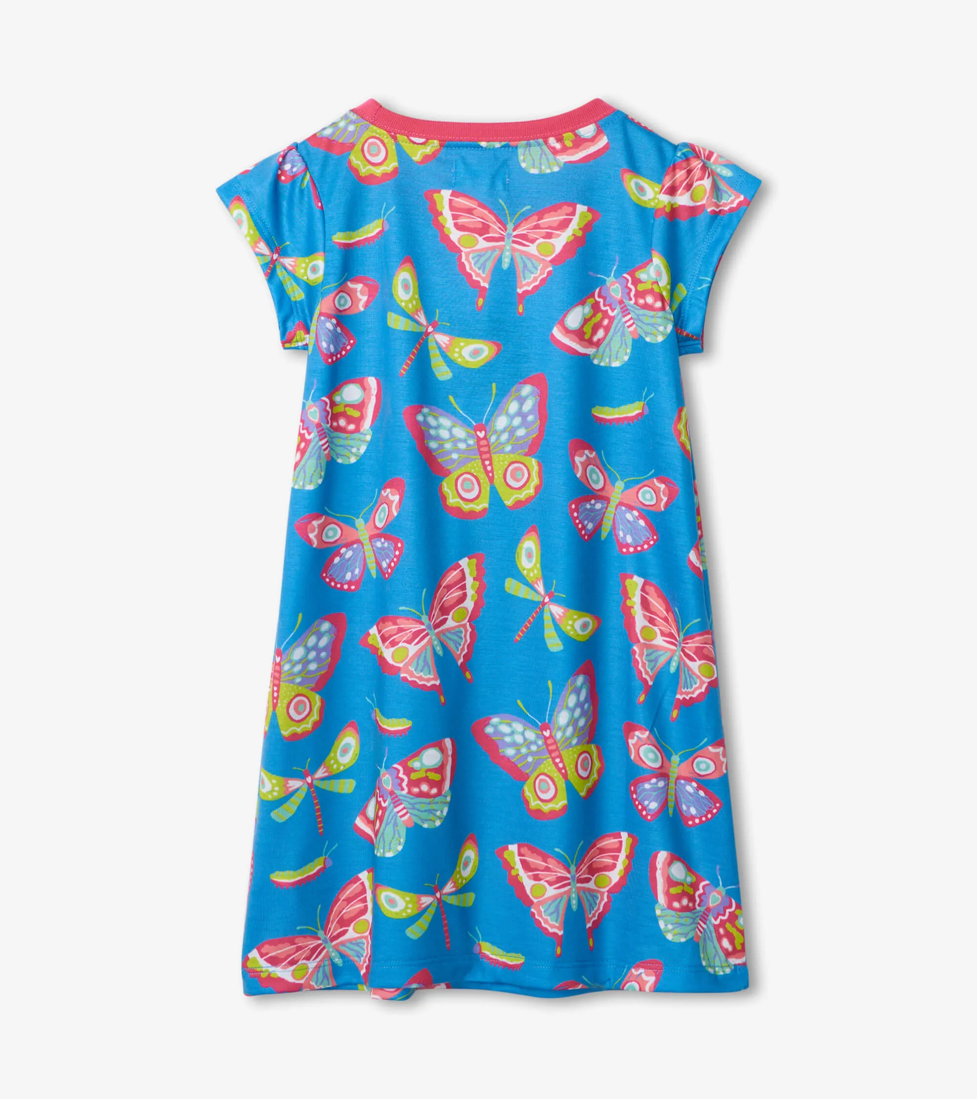 Botanical Butterflies Short Sleeve Nightdress