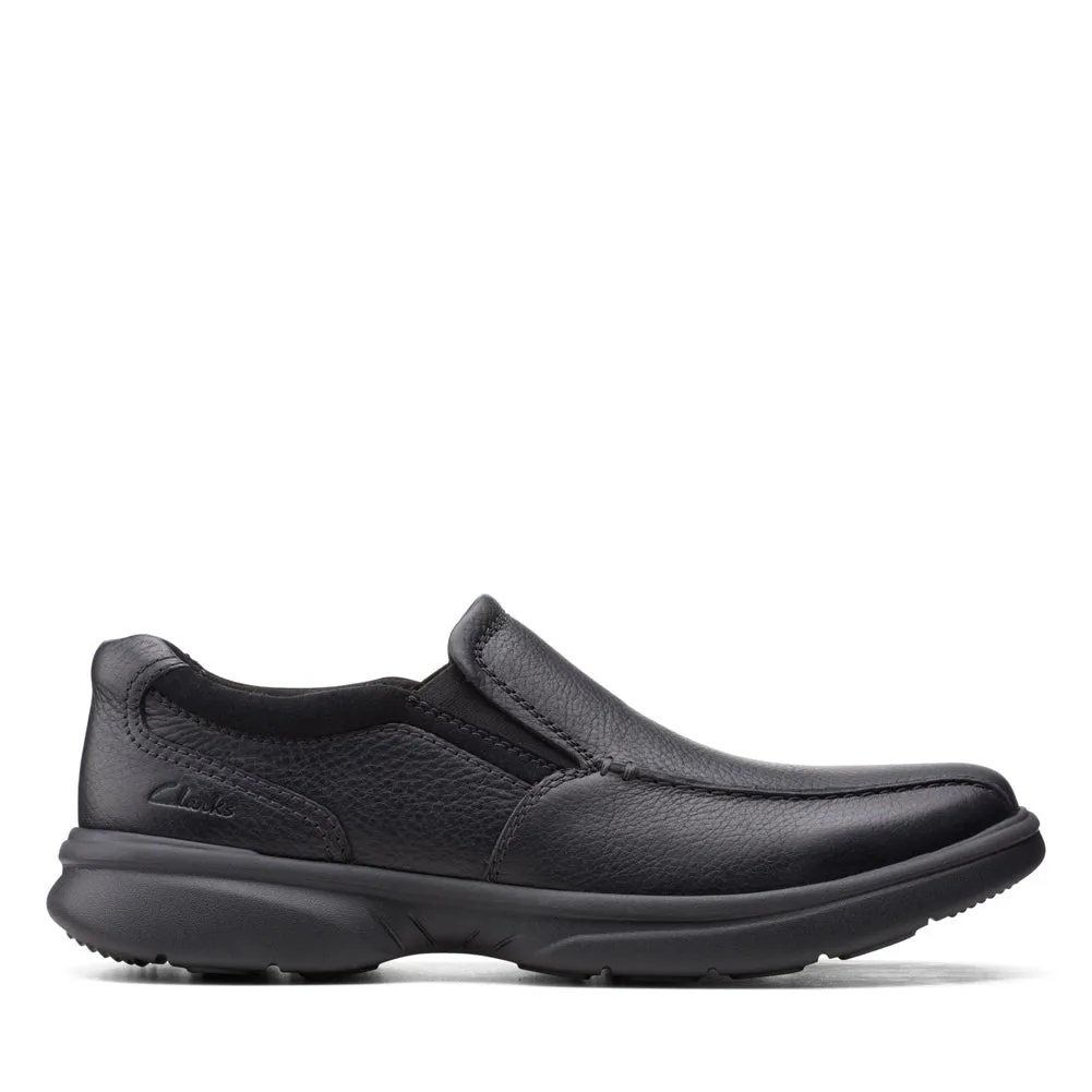 Bradley step in Black Tumbled Leather by Clarks