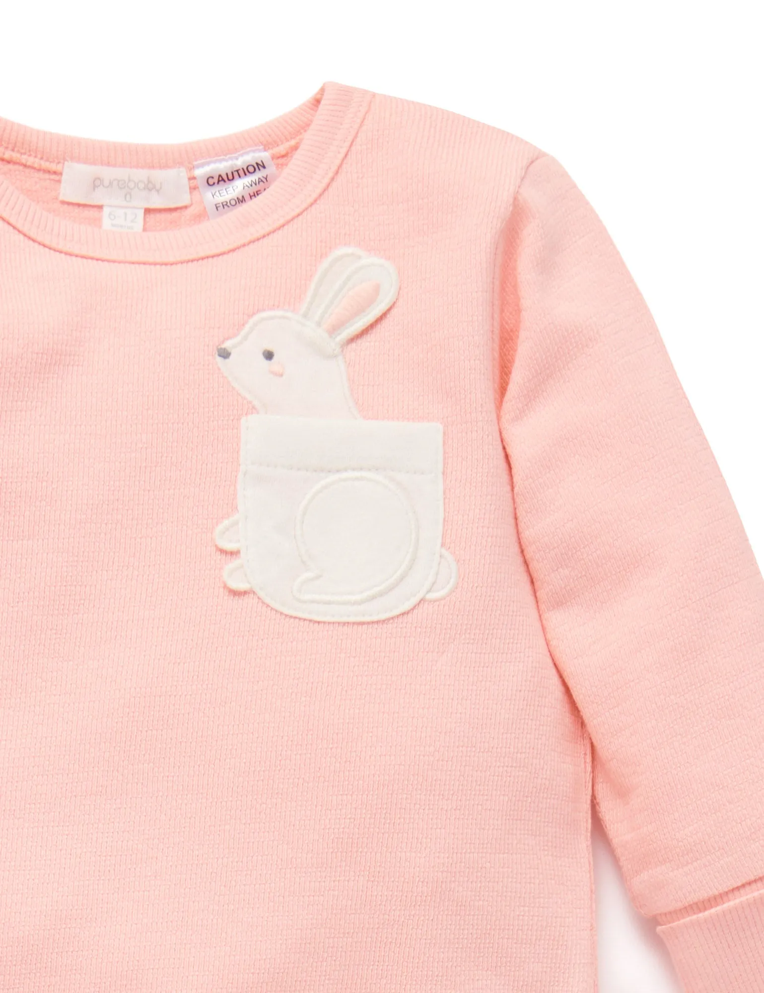 Bunny Novelty Textured PJ Set