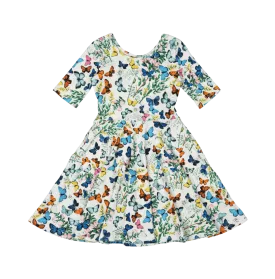 Butterflies Mabel Waisted Dress