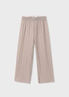 Champagne Pleated Pants - Select Size