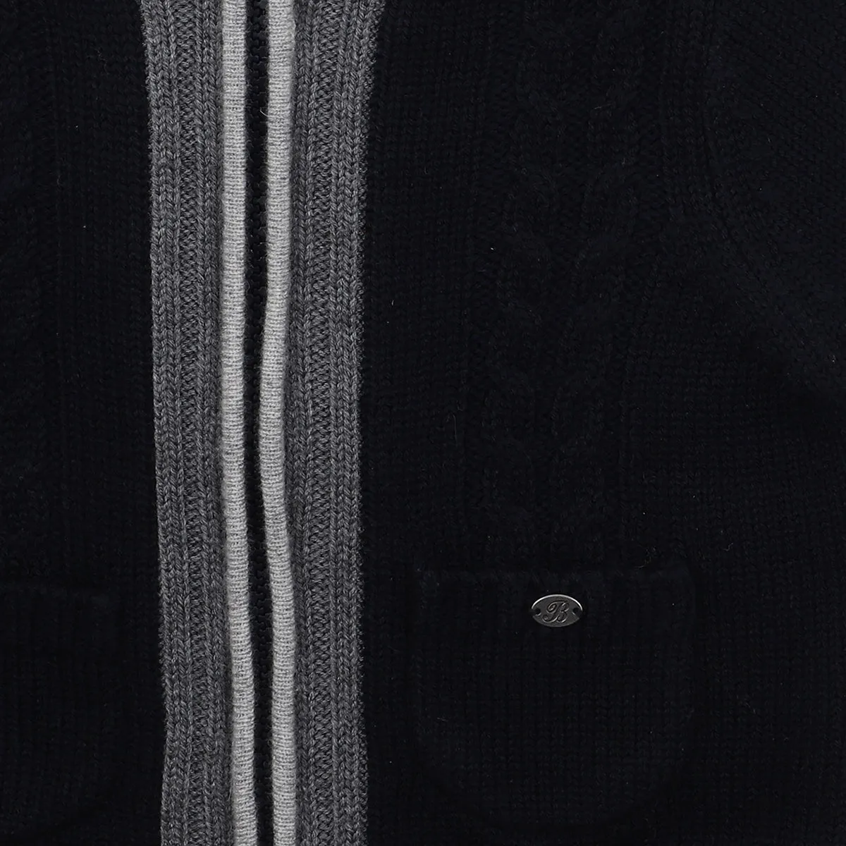 Charles Zip Front Cardigan