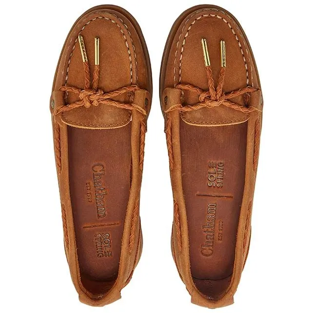 Chatham Rota Lady G2 - Nubuck Slip-On Boat Shoe