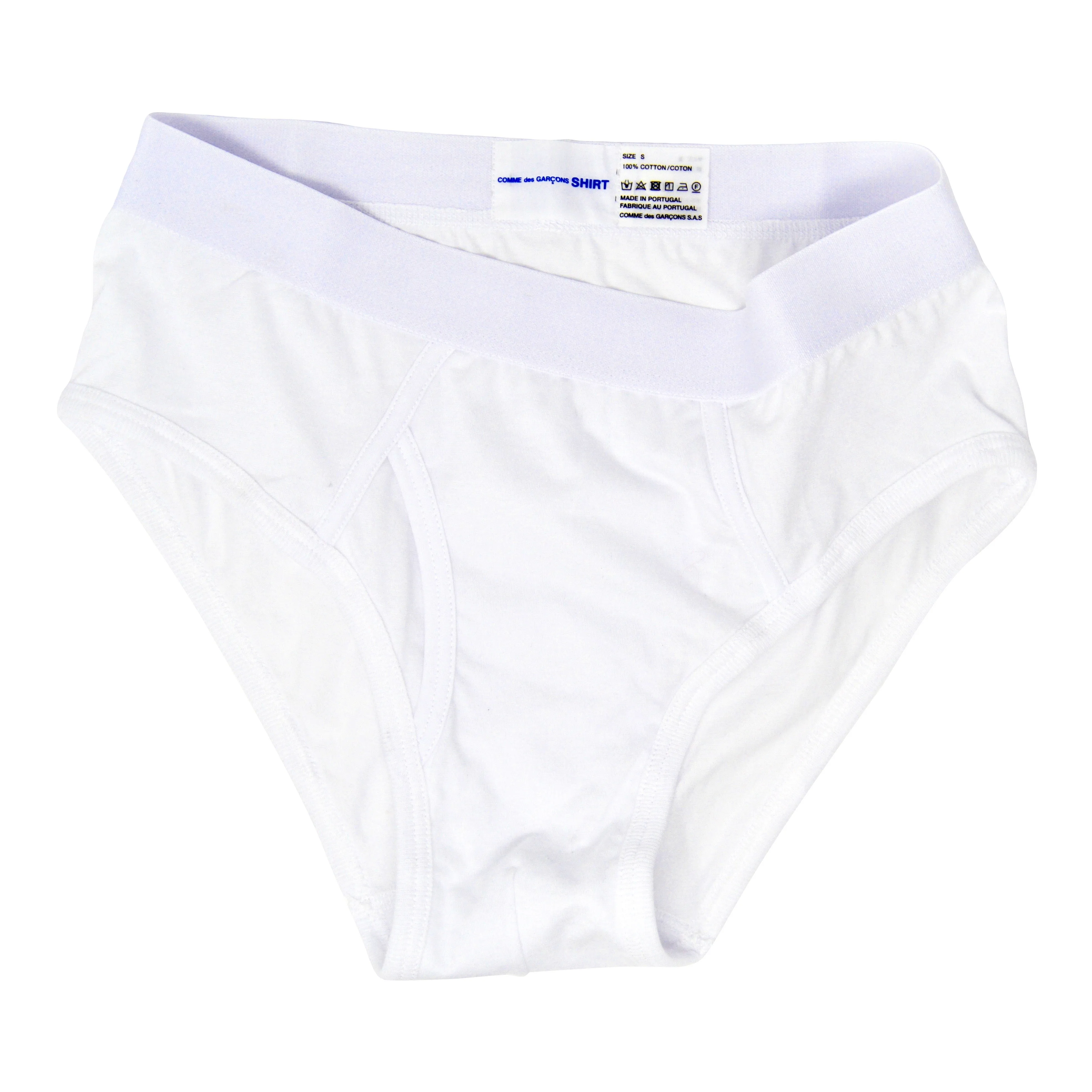 Comme des Garçons Y-Brief White