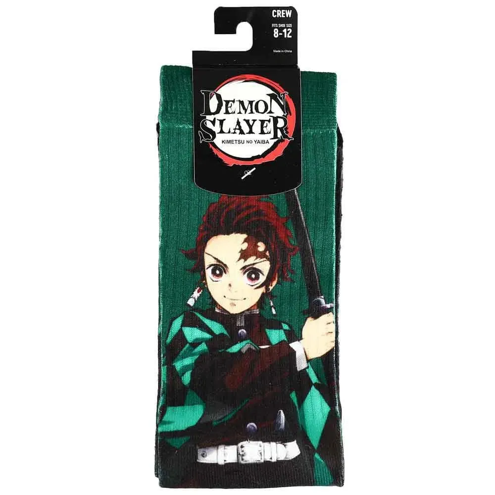 Demon Slayer - Tanjiro Crew Socks (Sublimated) - Bioworld