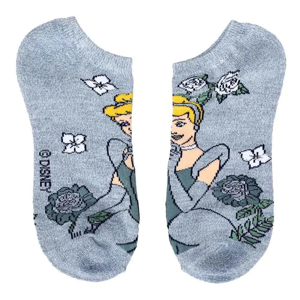 Disney - Princess Floral Ankle Socks (5 Pairs) - Bioworld