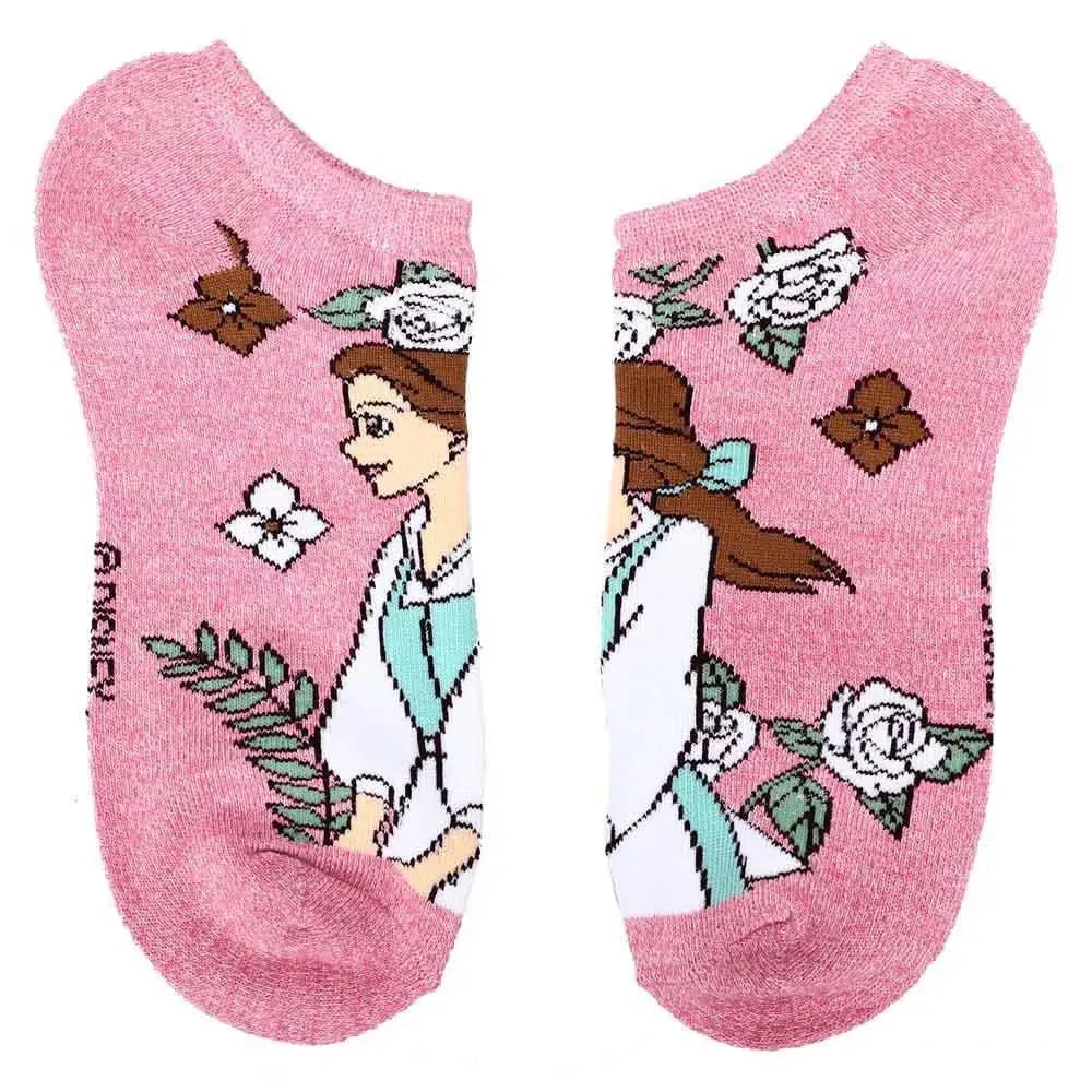 Disney - Princess Floral Ankle Socks (5 Pairs) - Bioworld