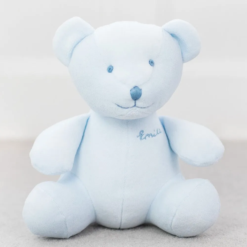 Emile et Rose - Large pale blue bear, Emile