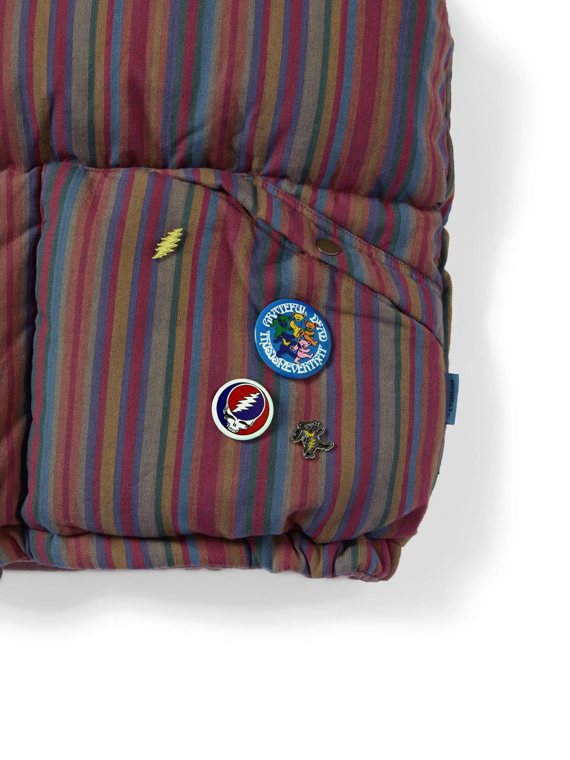 GD Native Reversible Down Vest Multi / THISISNEVERTHAT X GRATEFUL DEAD