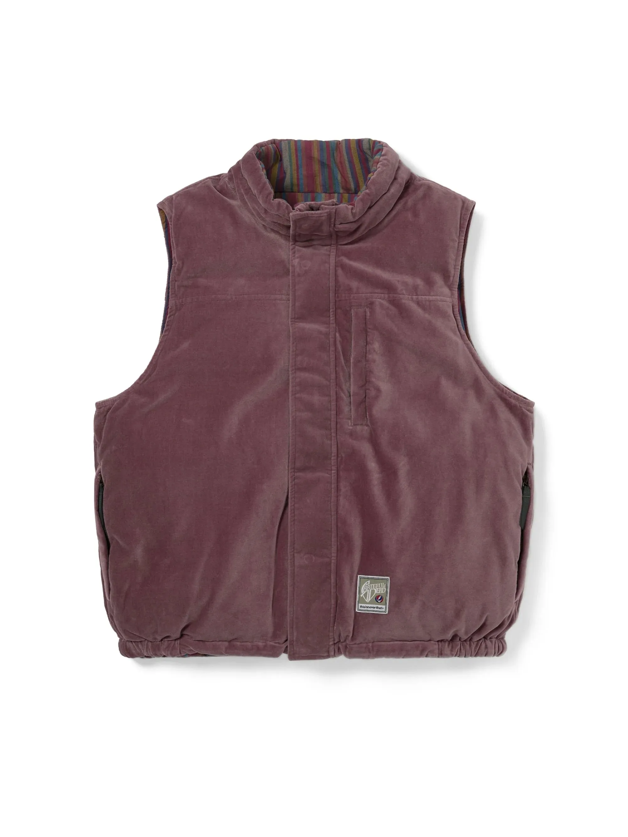 GD Native Reversible Down Vest Multi / THISISNEVERTHAT X GRATEFUL DEAD