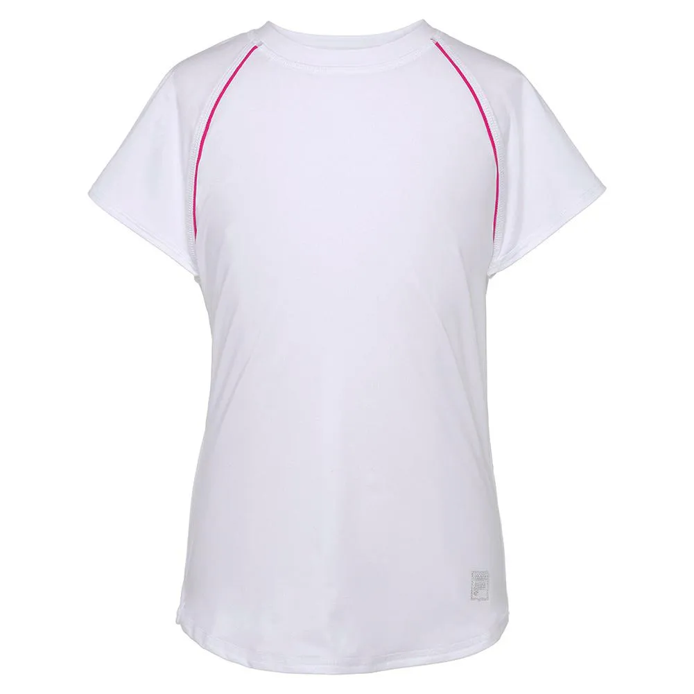 Girls` Essentials Short Sleeve Tennis Top