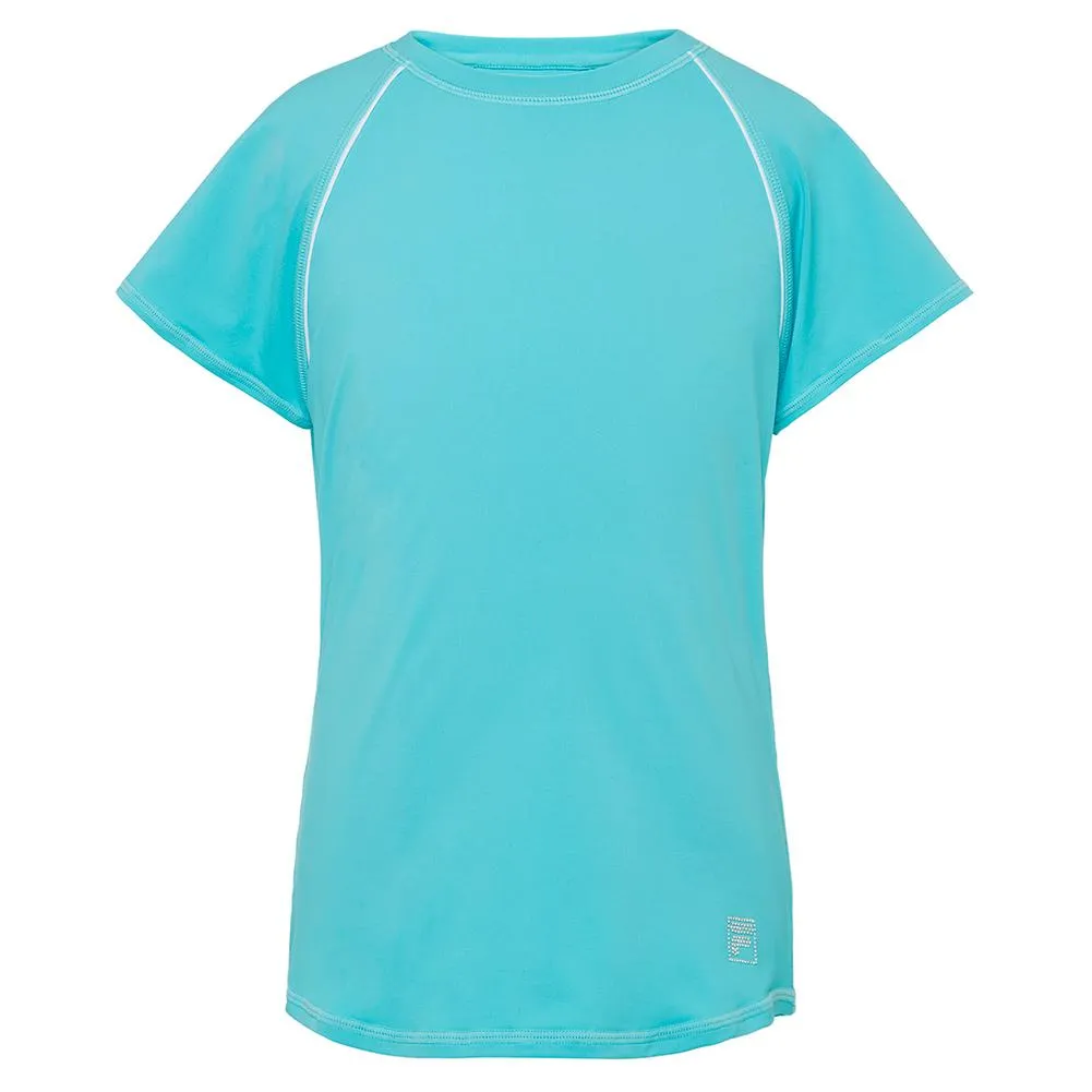 Girls` Essentials Short Sleeve Tennis Top