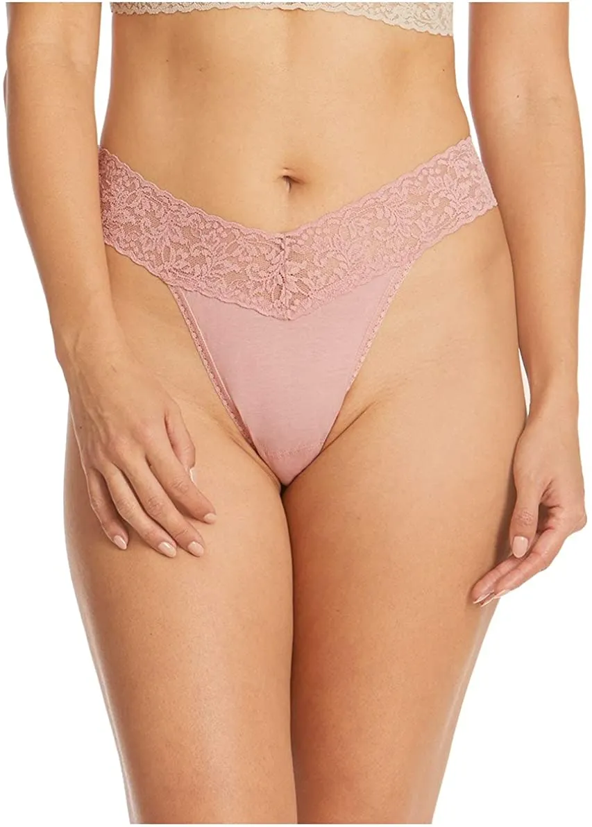 Hanky Panky Women's Supima Cotton Original Rise Thong