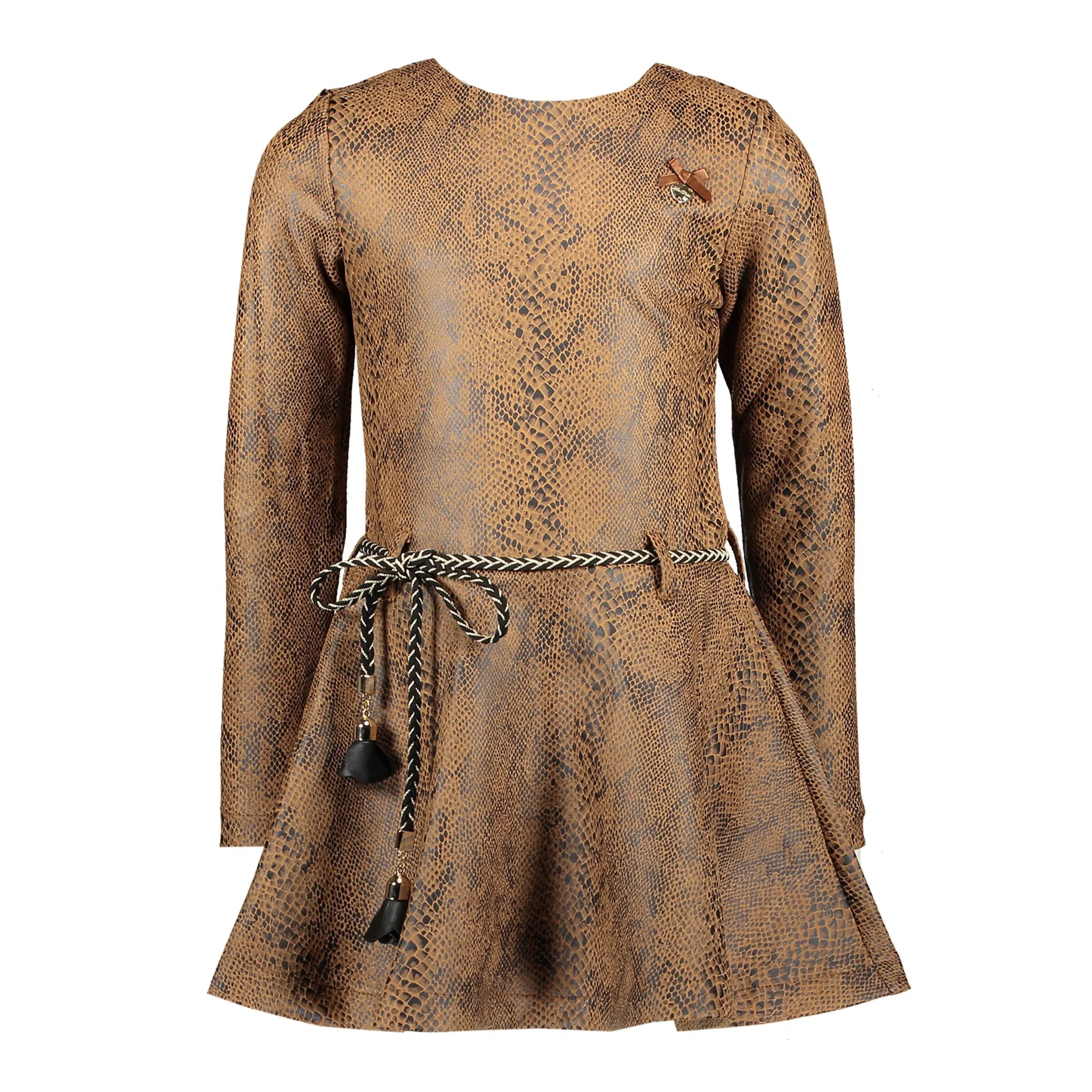 Le Chic Brown Snakeskin Dress