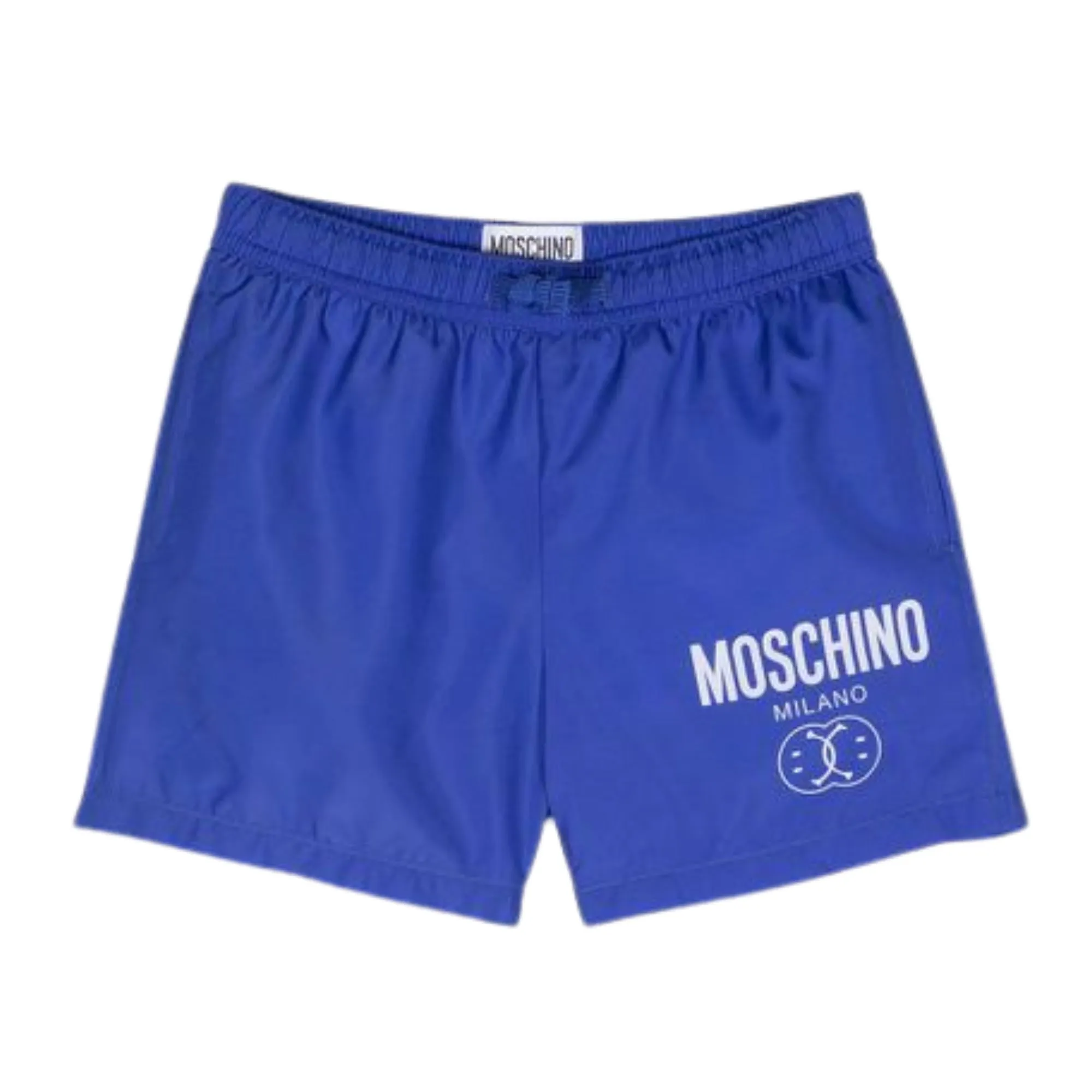 Moschino Royal Smiley Print Swim Shorts