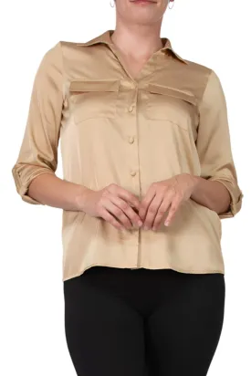 Notations Satin Blouse