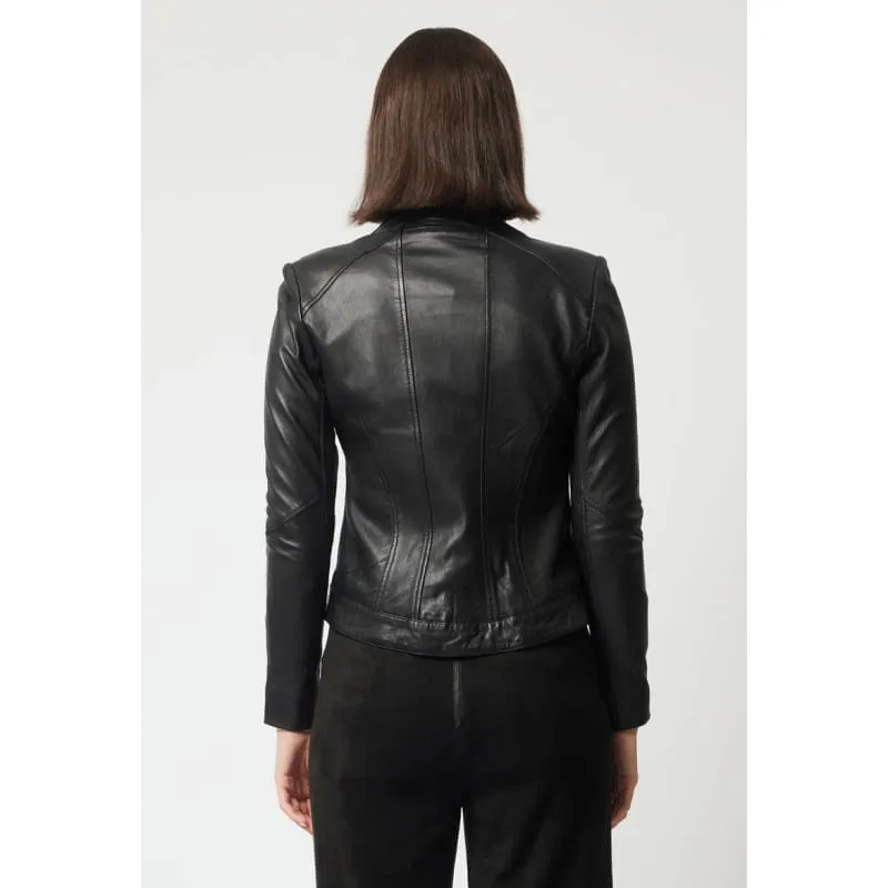 Nova Leather Jacket | Black