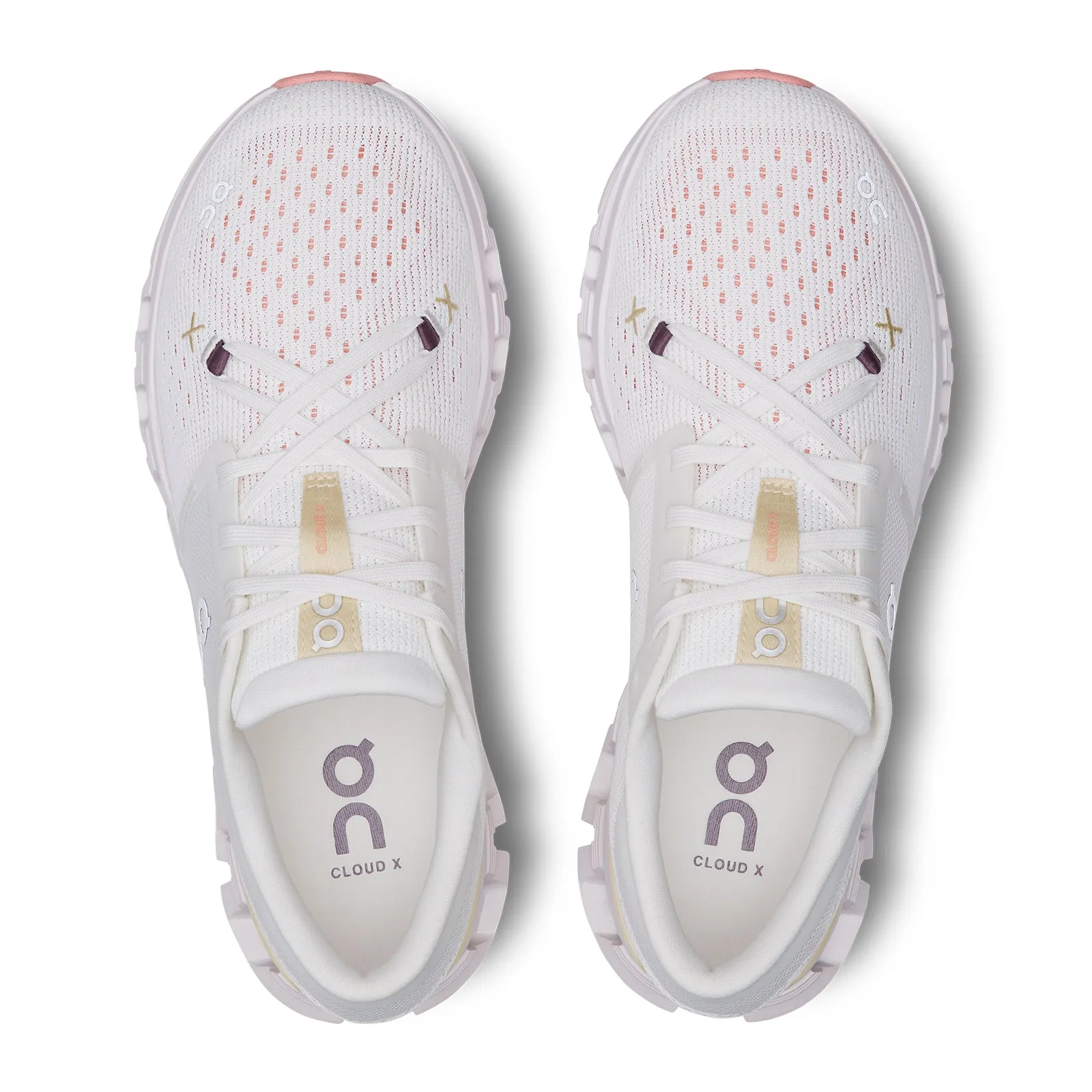 On Running Cloud X 4 Running Shoe (Women) - Ivory/Sand