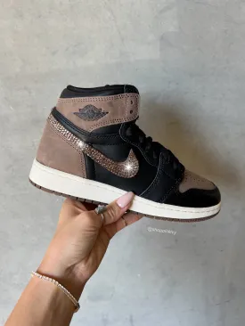 Palomino Swarovski Women’s Air Jordan Retro 1 High OG Shoes