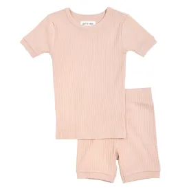 Petit Lem Barely Pink Short Sleep Set