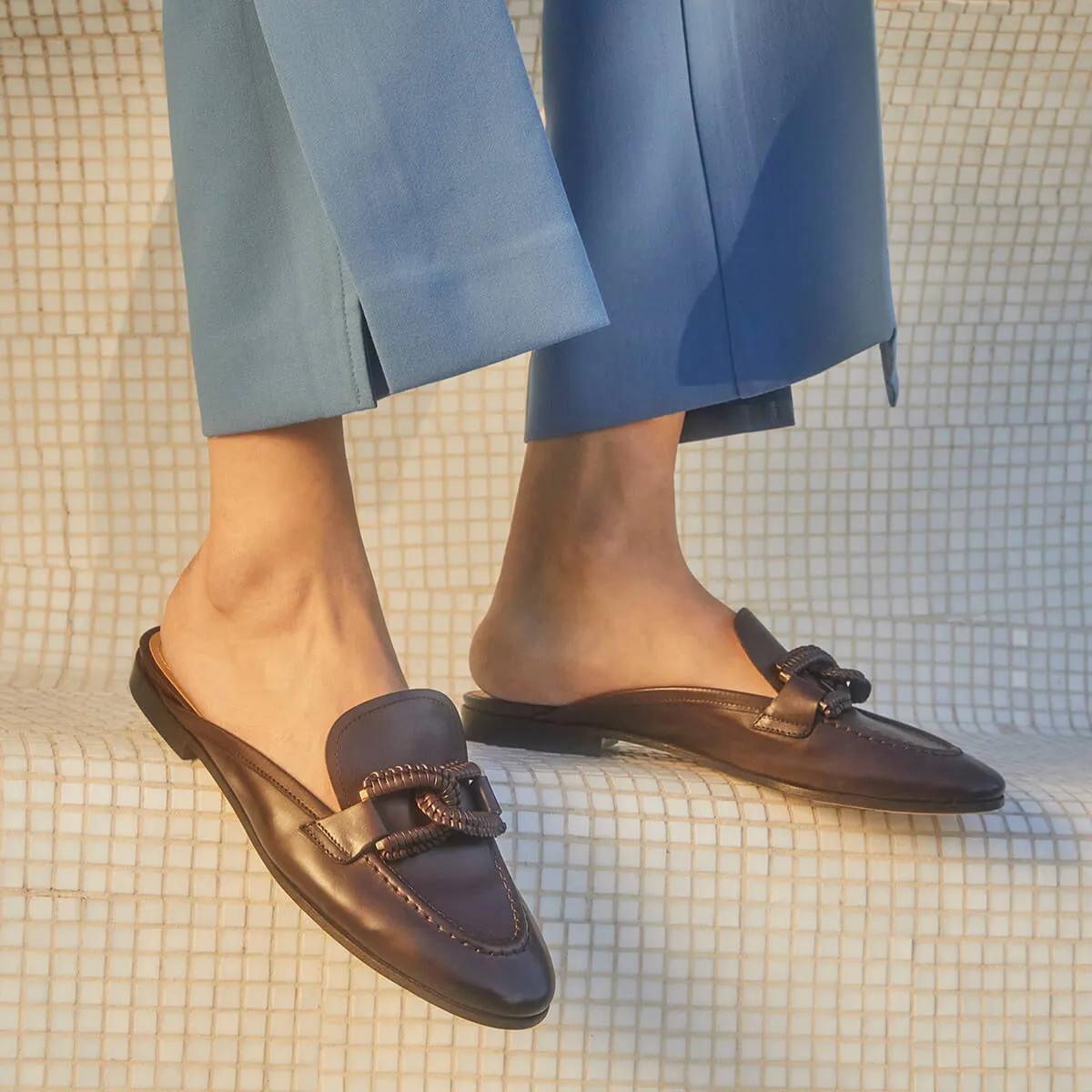 Plautia | Women's leather mule