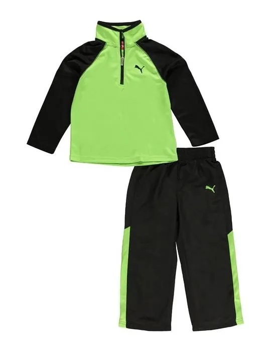 Puma Toddler Boy's Speeding Glow  2-Piece Performance Outfit Set - Jasmine Green