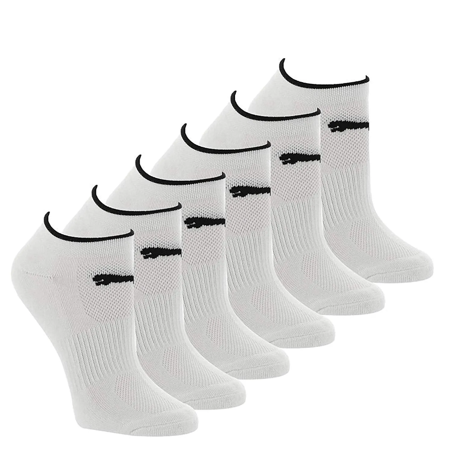 PUMA Women's P112111 Low Cut 6-Pack Socks