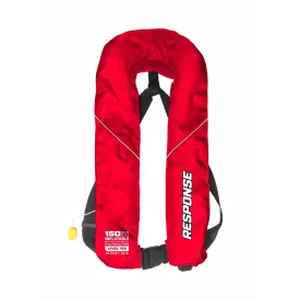 Response Inflatable Life Jacket 150N All Red - Auto/Manual