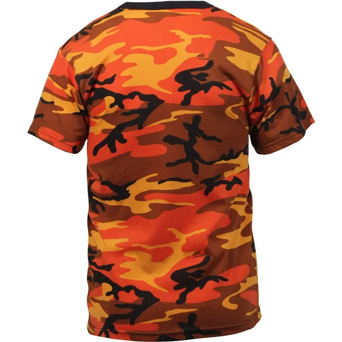 Savage Orange Camouflage - Military T-Shirt