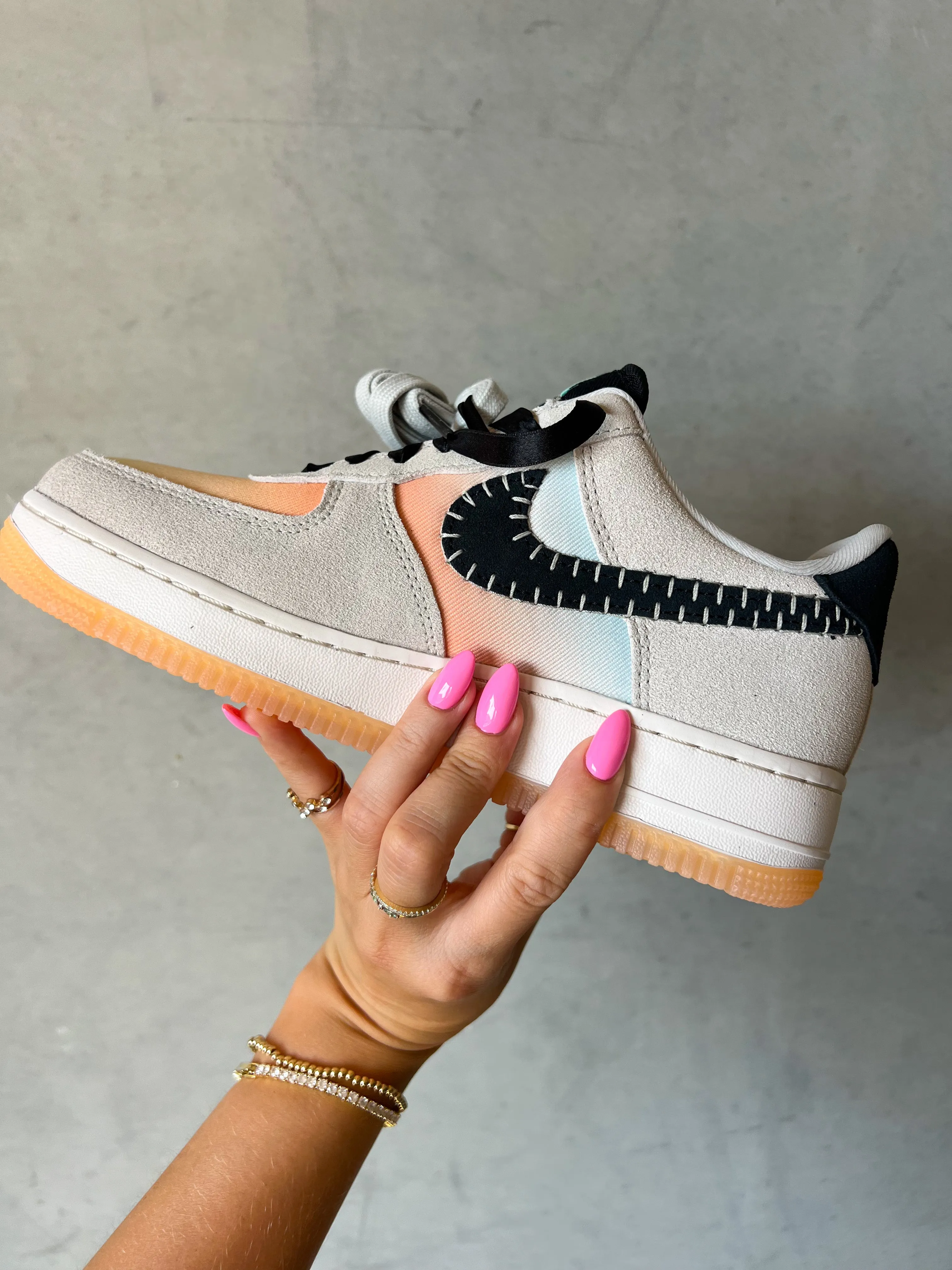 Special Edition Sunset Ombre Swarovski Women’s Air Force 1 Low Shoes