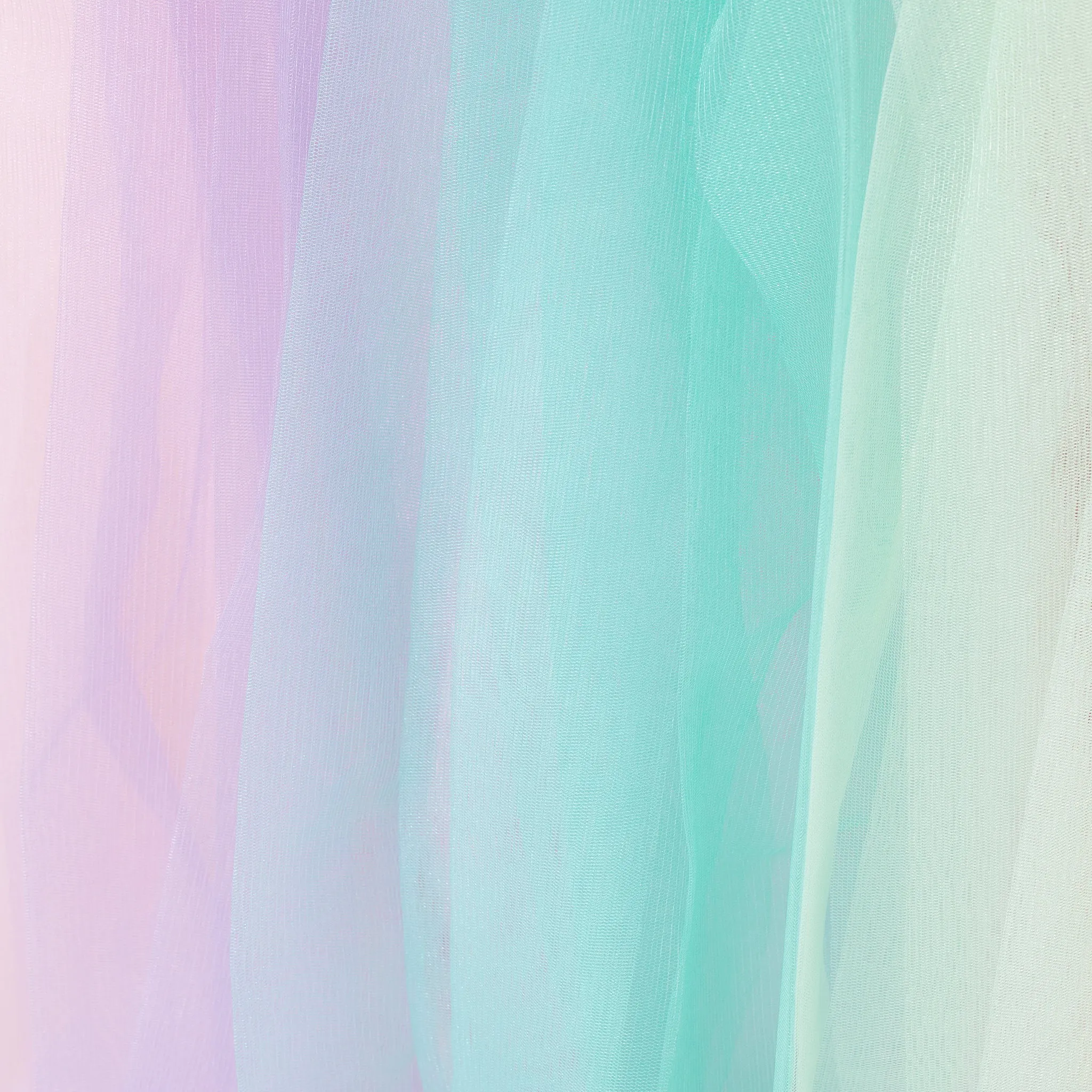 Tulle Tutu 14ft Table Skirt - Pastel Rainbow