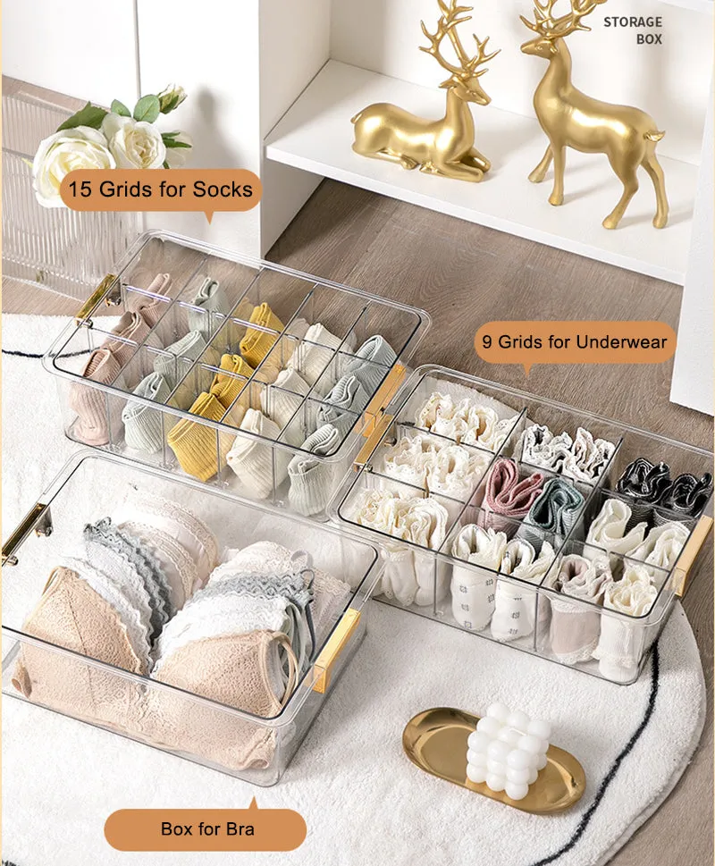 Under Shelf Drawer Pull Out Organiser-15 Grids