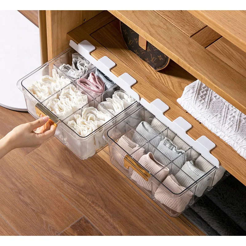 Under Shelf Drawer Pull Out Organiser-15 Grids