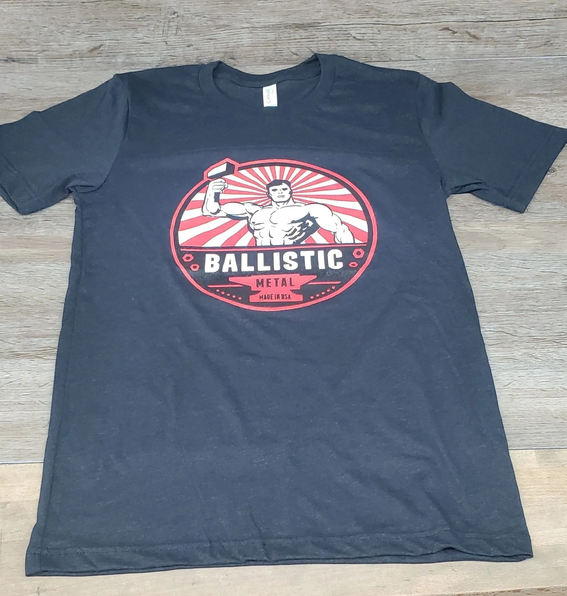 Wholesale Ballistic Metal Signature Logo T-Shirt, Fetish Kink Ballistic Shirt