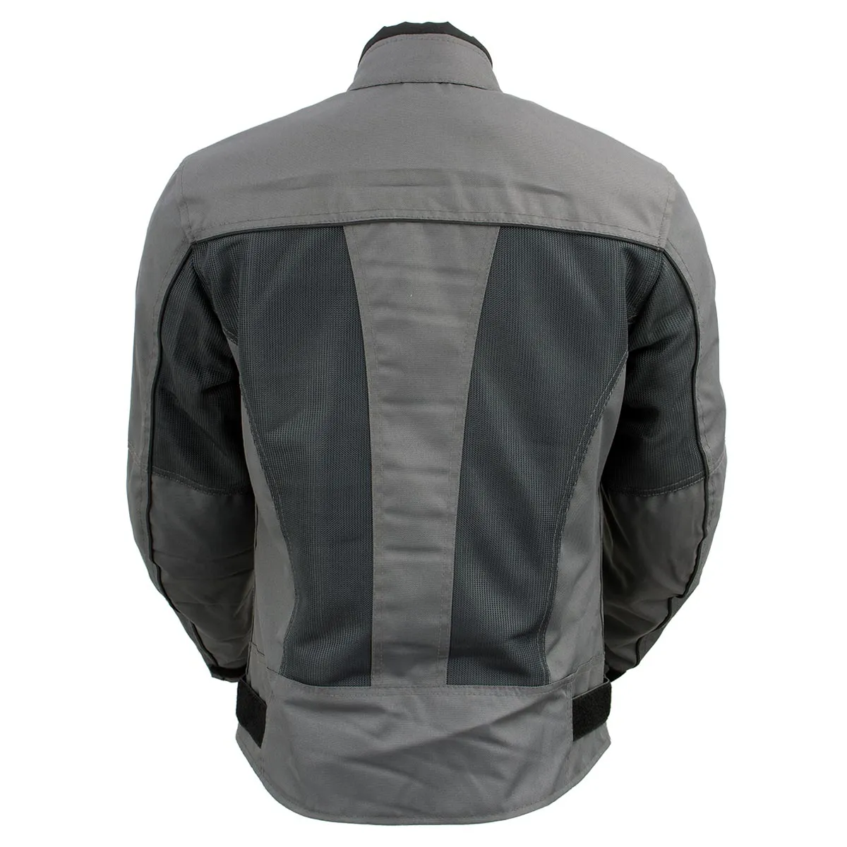 Xelement Women's Shade Grey Textile and Mesh Scooter Motorcycle Biker Jacket with X-Armor XS22012